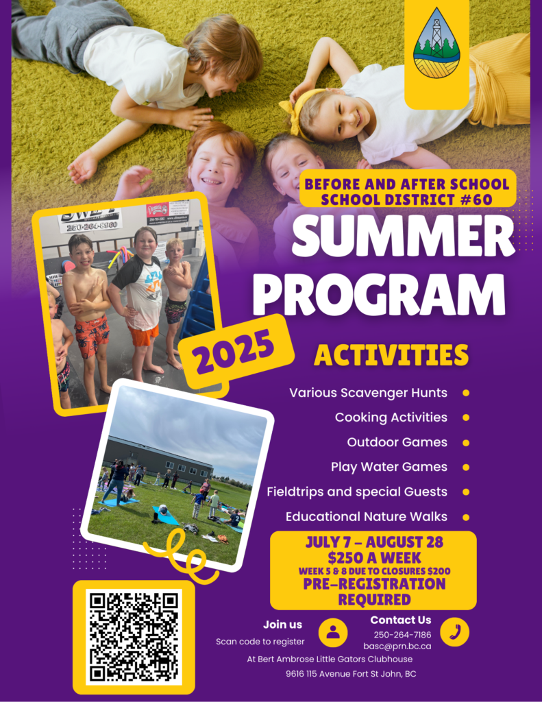 Summer Child Care Program Flyer